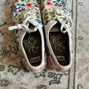 Keds Shoes Rifle Paper X Keds Embroidered Herb Garden Sneakers